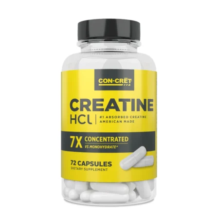 CON-CRĒT® Creatine HCl revolutionized the sports nutrition category. It is more soluble and bioavailable than all other creatine derivatives. Due to Micro-Dosing®, CON-CRĒT® provides all the benefits of creatine without the unpleasant side effects*. Micro-Dosing® is based on your body weight and workout intensity. Your body needs creatine to build muscle, energize your cells, and strengthen your immune system. CON-CRĒT® is stackable with any pre-workout supplement. The benefit of capsules is you can take them anywhere, keep them in your gym bag, purse, etc.