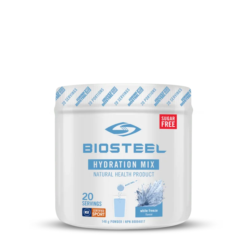 BioSteel’s Hydration Mix is designed to keep you hydrated throughout the day with great-tasting, instant hydration. Our zero sugar Hydration Mix powder is made from clean, quality ingredients, with no artificial colours, flavours or preservatives. Added vitamins and minerals help support overall good health, energy production and the normal function of your immune system. Simply add a scoop/packet into your water, mix, and hydrate! Our mission is to provide you with Clean. Healthy. Hydration.™ which means: Zero Sugar Natural Health Product No Artificial Flavours/Colours No Preservatives Vegan Caffeine Free Non-GMO Gluten Free